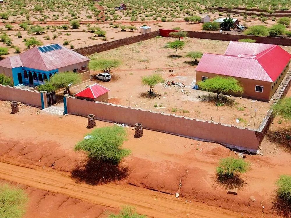 The Galdogob Mental Health Center compound from above