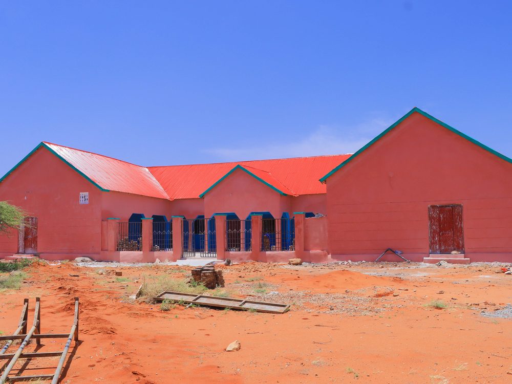 The completed inpatient ward at the Galdogob Mental Health Center